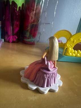 Vintage 1999 McDonald's Barbie Sit N Style Birthday Figure Cake Topper